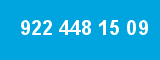 922 448 15 09 922 448 15 09